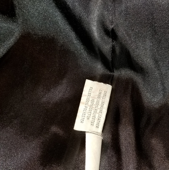 Leather Jacket Shafmastet GreenField Mens Black M - Picture 8 of 9